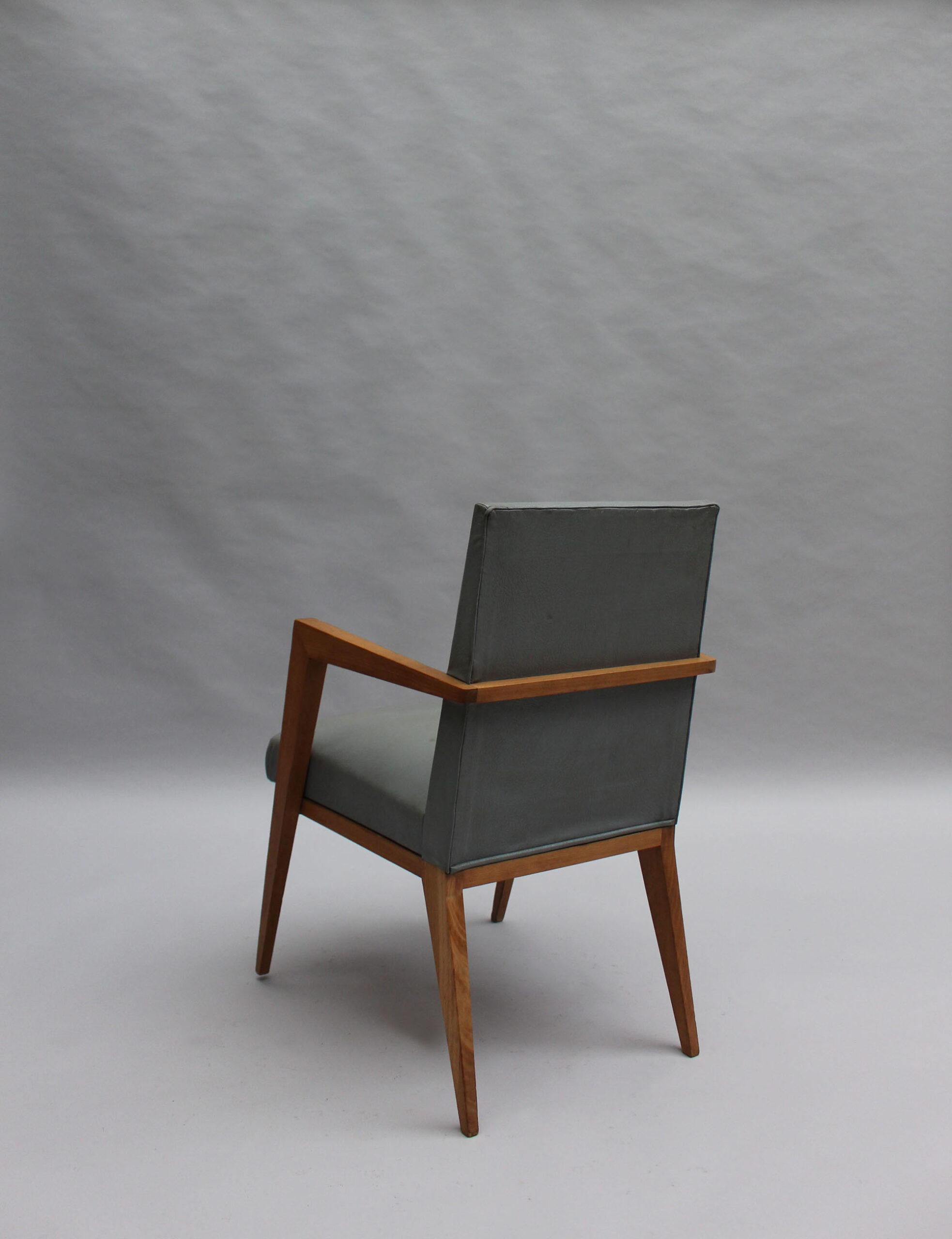 Pair of Fine French 1950s Bridge Armchairs - Image 6