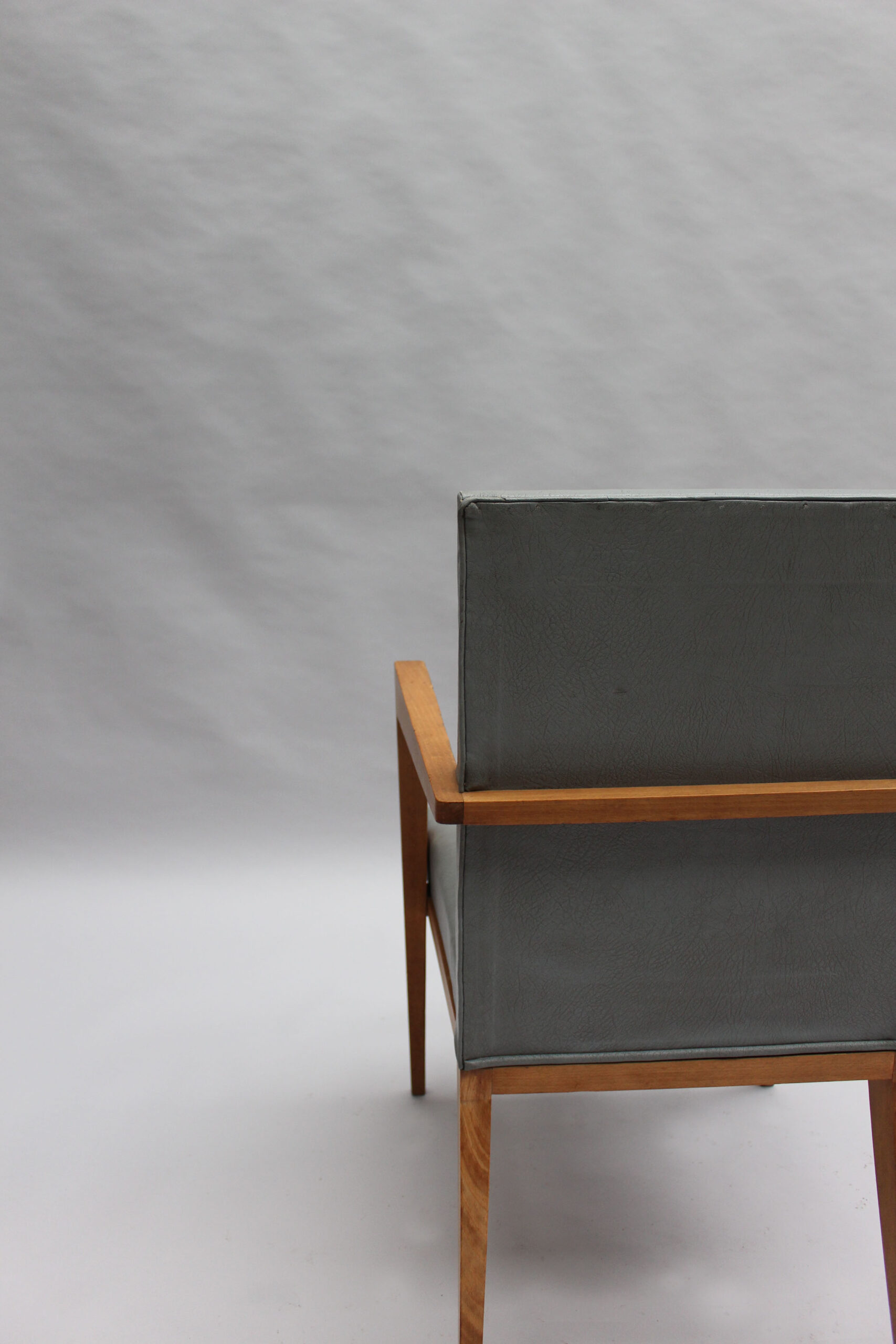 Pair of Fine French 1950s Bridge Armchairs - Image 8
