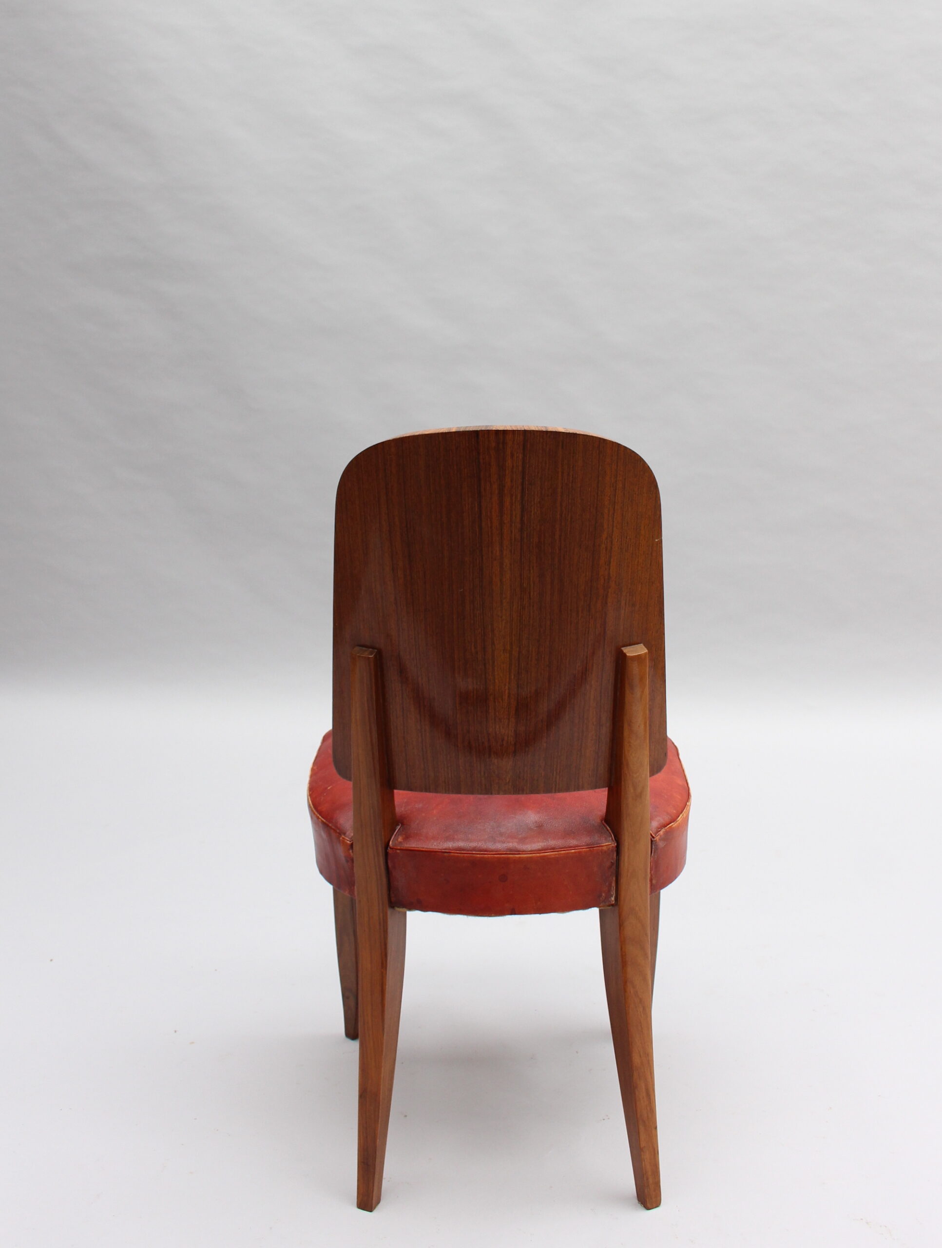 Set of 8 French Art Deco Palisander Chairs by Maxime Old (6 side + 2 arm) - Image 9