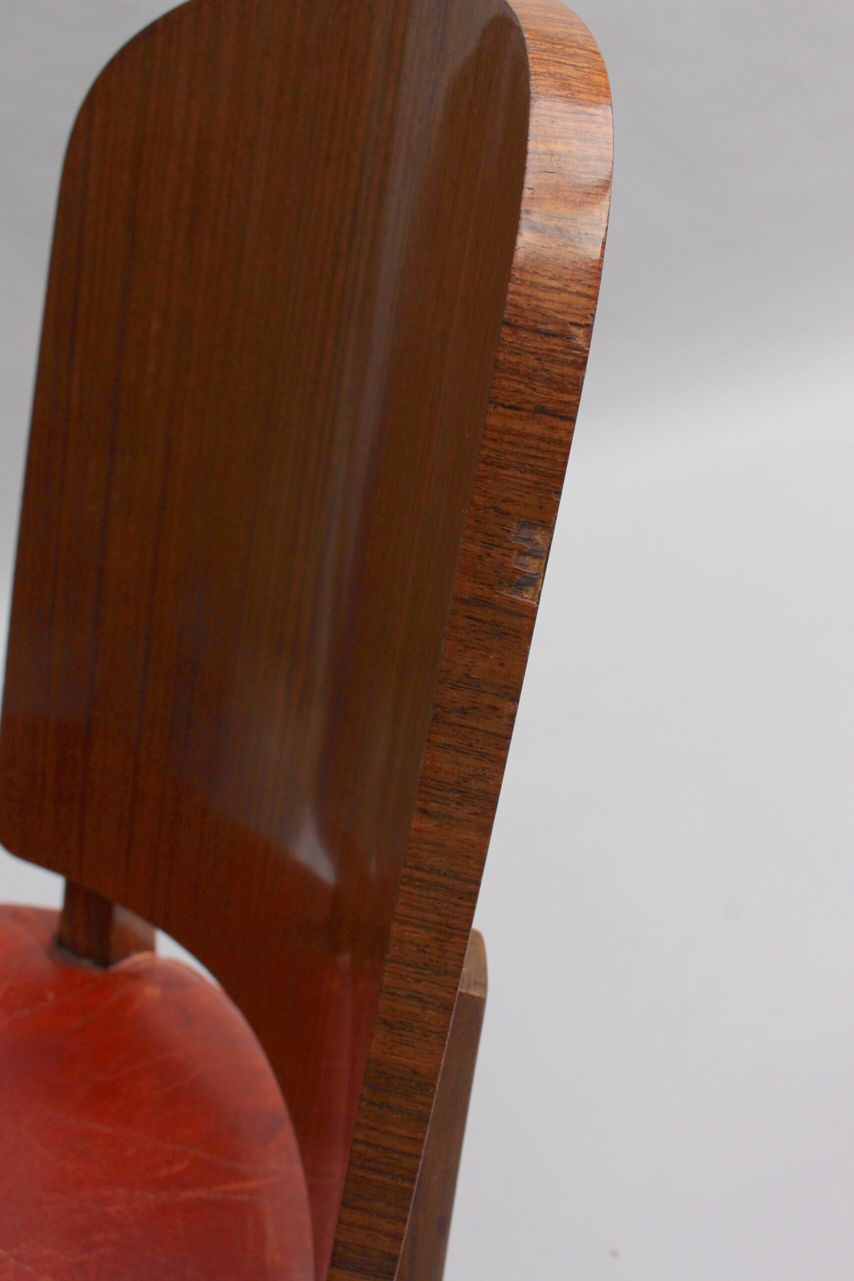 Set of 8 French Art Deco Palisander Chairs by Maxime Old (6 side + 2 arm) - Image 15
