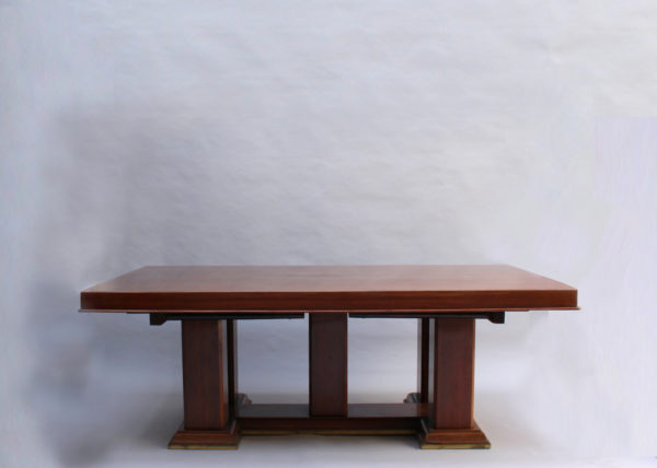 Fine French Art Deco Palisander Extendable Dining Table - Image 2