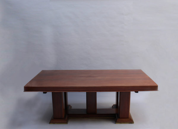 Fine French Art Deco Palisander Extendable Dining Table - Image 3