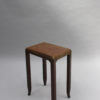 Two Fine French Art Deco Mahogany and Rosewood Side Tables by Jules Leleu