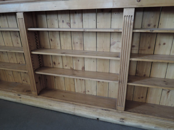 Large French Neoclassical Pine Bookcase - Image 7