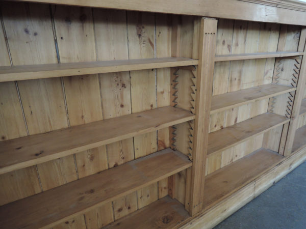 Large French Neoclassical Pine Bookcase - Image 8