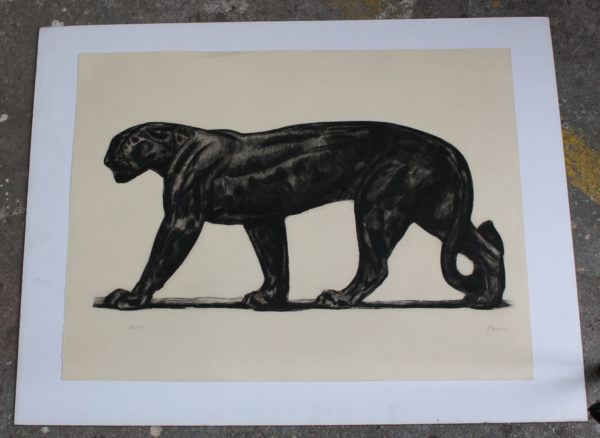 Limited edition etching by Paul Jouve. 52/100 - Image 2