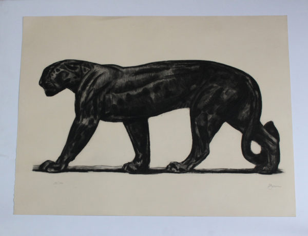 Limited edition etching by Paul Jouve. 52/100 - Image 3