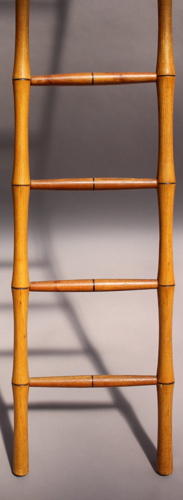 Fine French Nine Rungs Faux Bamboo Ladder - Image 6