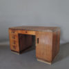 French Art Deco Rosewood Pedestal Desk