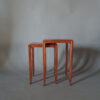 Two Fine French Art Deco Mahogany and Rosewood Side Tables by Jules Leleu - Image 2