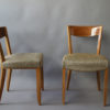 Set of 12 Fine French Art Deco Walnut Dining Chairs by Jules Leleu