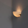 A fine French Art Deco White Opaline and Bronze Sconce by Perzel