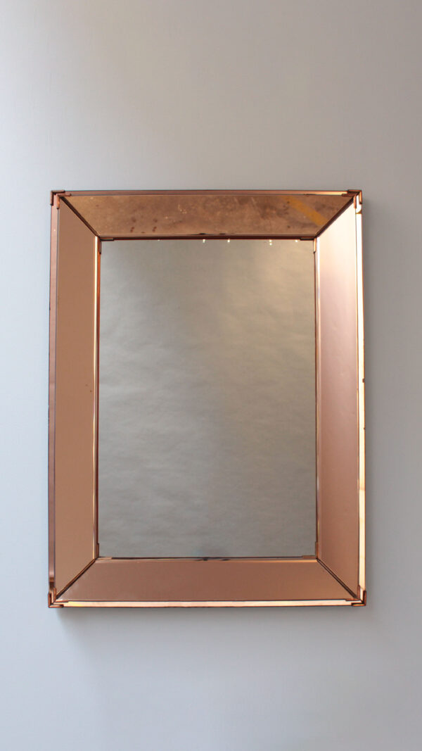 A Fine French Art Deco Rectangular Mirror attributed to Jacques Adnet - Image 2