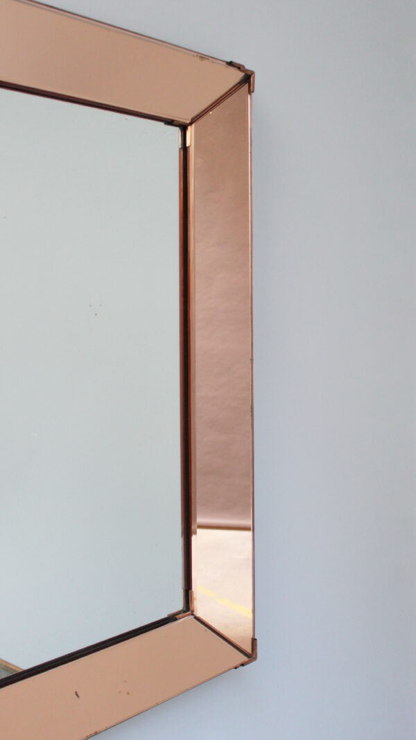 A Fine French Art Deco Rectangular Mirror attributed to Jacques Adnet - Image 5