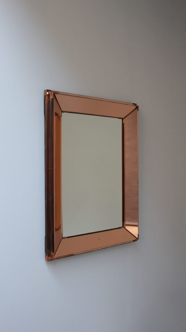 A Fine French Art Deco Rectangular Mirror attributed to Jacques Adnet - Image 3