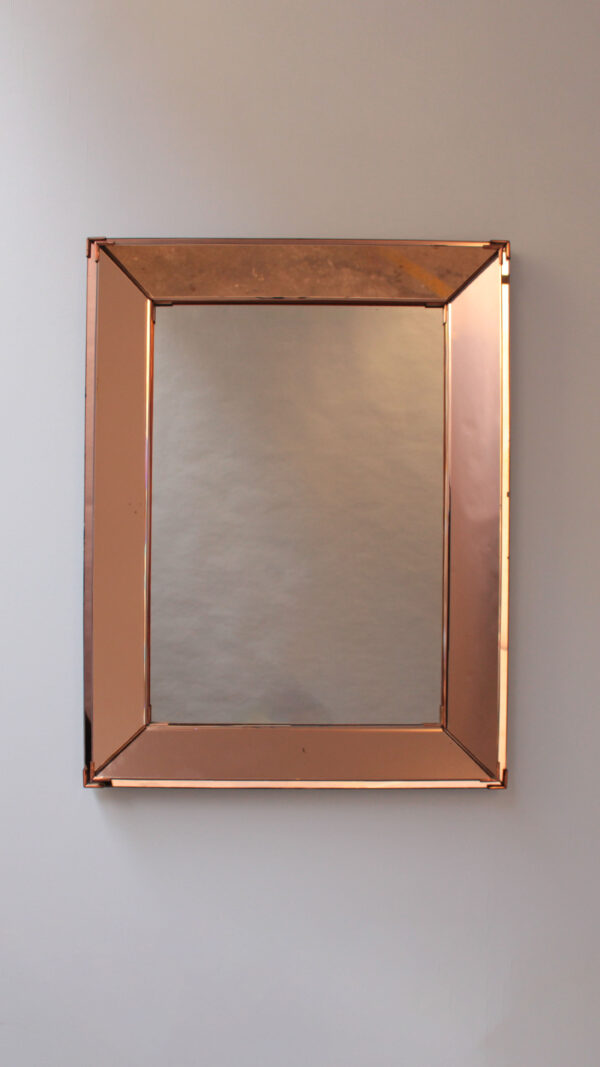 A Fine French Art Deco Rectangular Mirror attributed to Jacques Adnet - Image 13