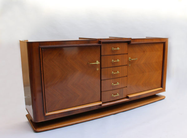 A Fine French Art Deco Rosewood Vitrine by Maxime Old - Image 15