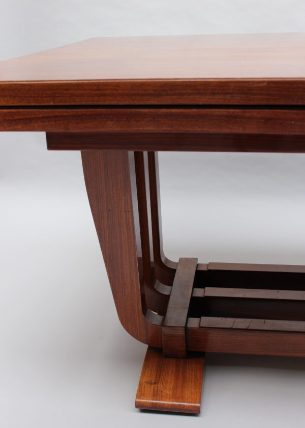 A Fine French Art Deco Rosewood Dining Table by Maxime Old - Image 7