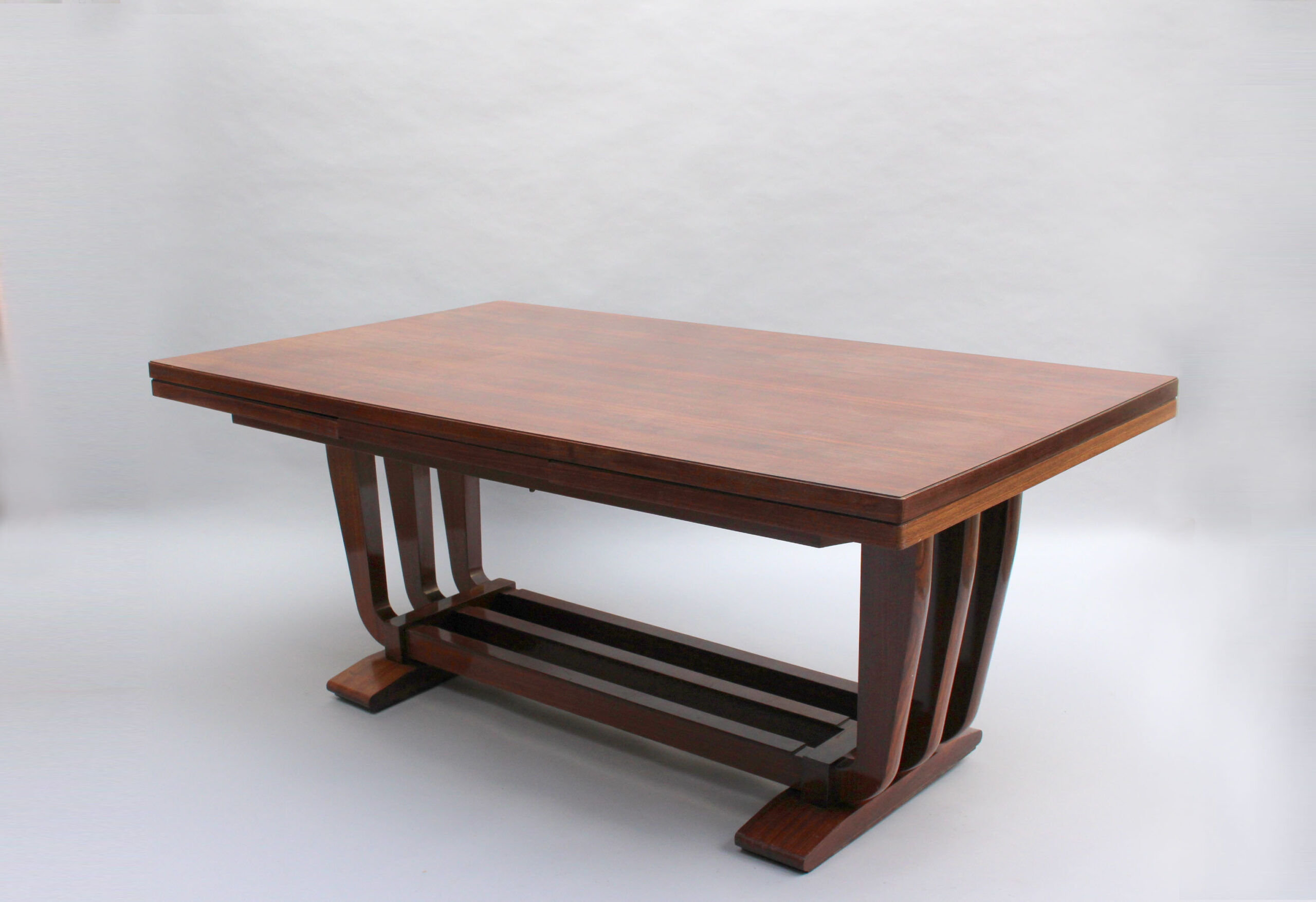 A Fine French Art Deco Rosewood Dining Table by Maxime Old - Image 3