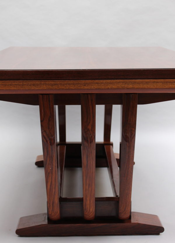 A Fine French Art Deco Rosewood Dining Table by Maxime Old - Image 9