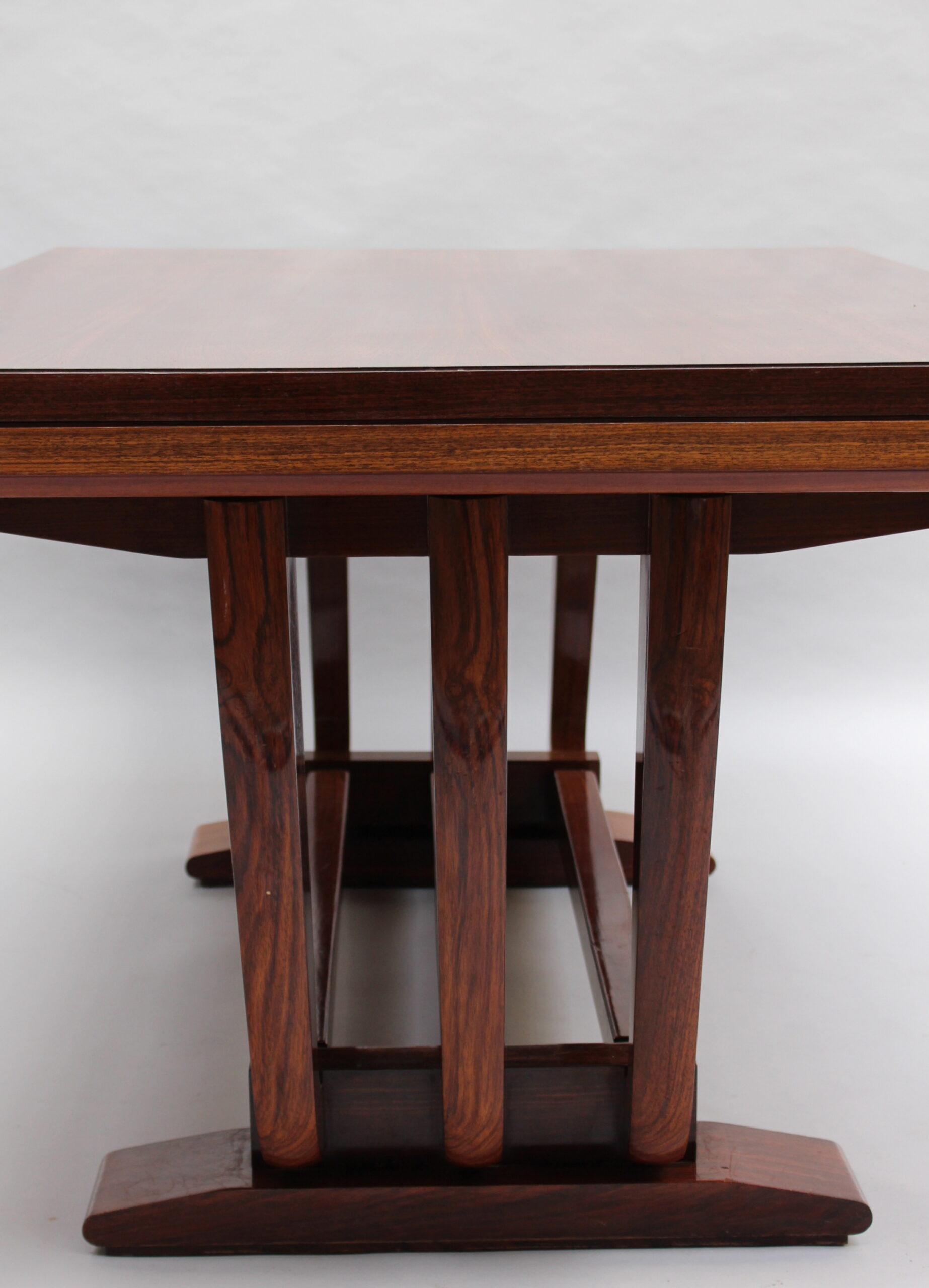 A Fine French Art Deco Rosewood Dining Table by Maxime Old - Image 7