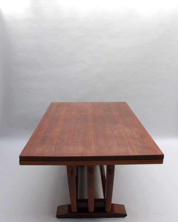 A Fine French Art Deco Rosewood Dining Table by Maxime Old - Image 5