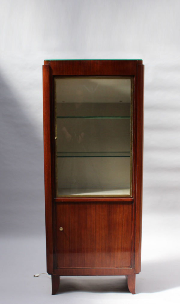 A Fine French Art Deco Rosewood Vitrine / Bar by Maxime Old - Image 8