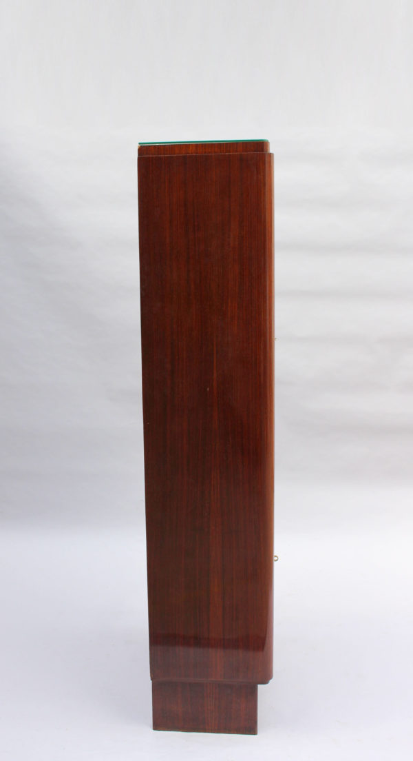 A Fine French Art Deco Rosewood Vitrine by Maxime Old - Image 4