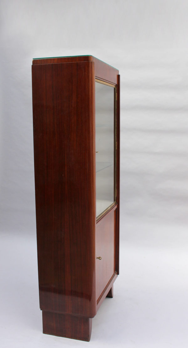 A Fine French Art Deco Rosewood Vitrine by Maxime Old - Image 3