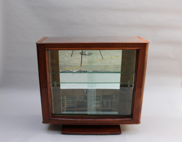 A Fine French Art Deco Rosewood Vitrine / Bar by Maxime Old - Image 2