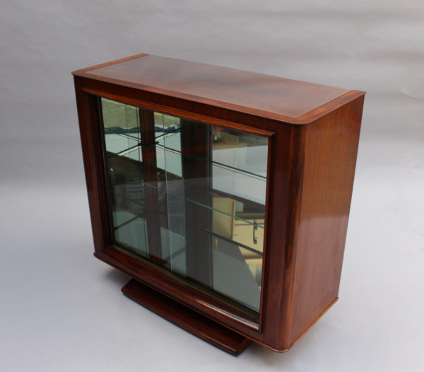 A Fine French Art Deco Rosewood Vitrine / Bar by Maxime Old - Image 5