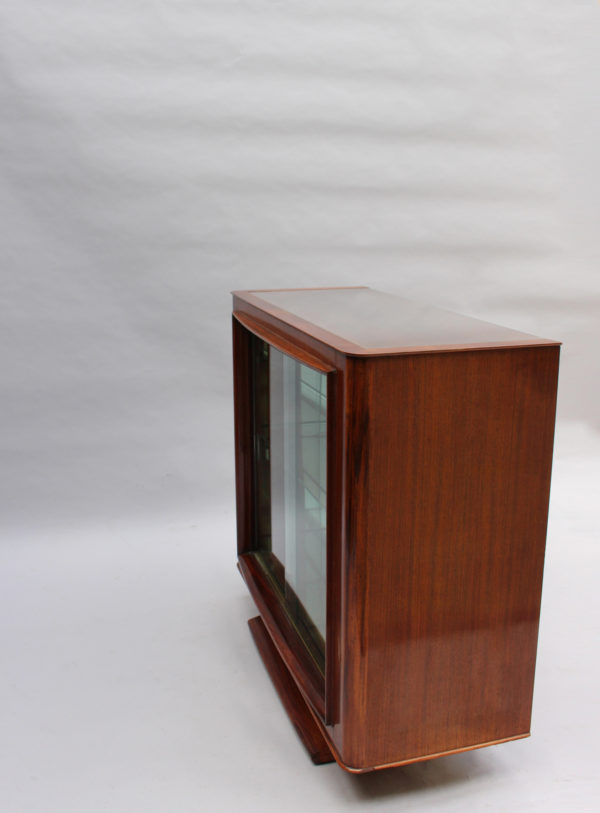 A Fine French Art Deco Rosewood Vitrine / Bar by Maxime Old - Image 6