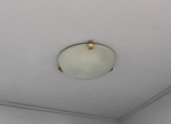 Pair of Fine French Art Deco Ceiling or Wall Lights by Jean Perzel - Image 2