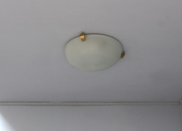 Pair of Fine French Art Deco Ceiling or Wall Lights by Jean Perzel - Image 4