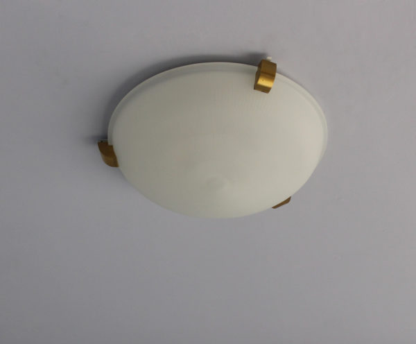 Pair of Fine French Art Deco Ceiling or Wall Lights by Jean Perzel - Image 12