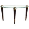 Fine French Wood, Bronze and Glass Console by Garouste and Bonetti