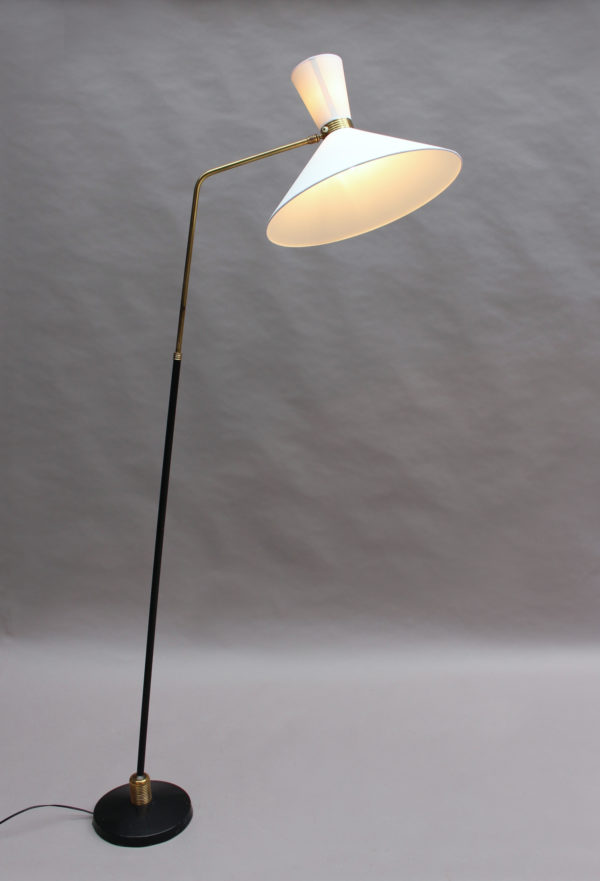 Fine French 1950s Adjustable Floor Lamp by Lunel - Image 3