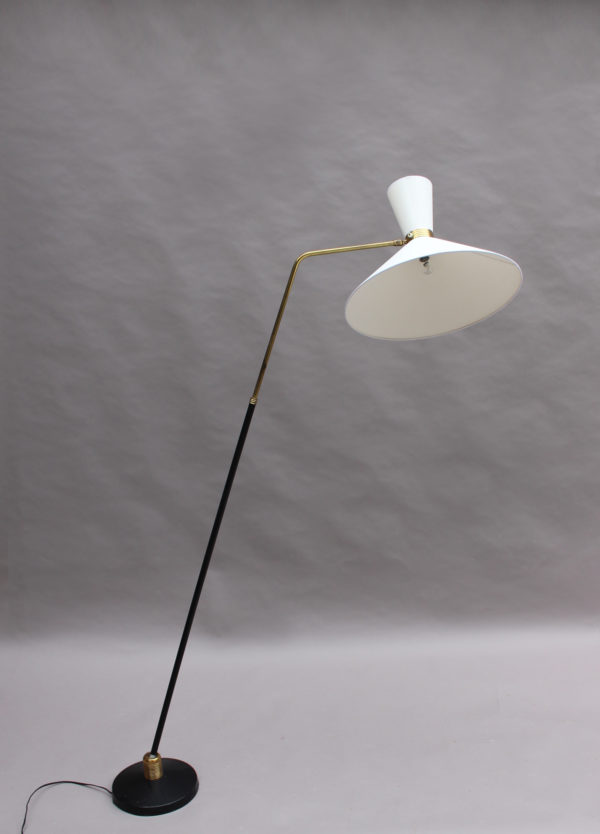 Fine French 1950s Adjustable Floor Lamp by Lunel - Image 4