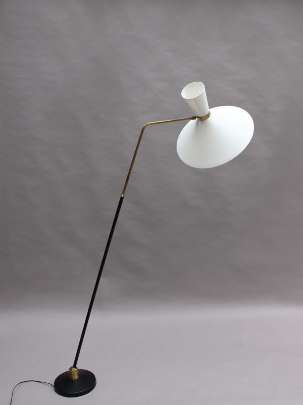 Fine French 1950s Adjustable Floor Lamp by Lunel - Image 9