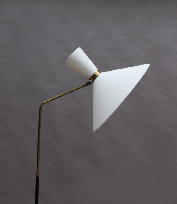 Fine French 1950s Adjustable Floor Lamp by Lunel - Image 6