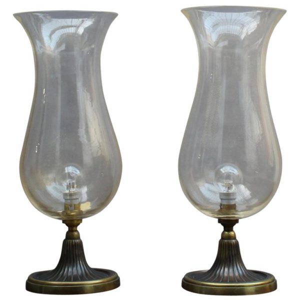 Pair of Fine Italian Mid-Century Table Lamps by Seguso