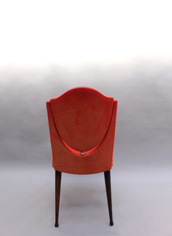 Set of 6 Unusual French 1960s Dining Chairs - Image 11