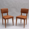 Set of 6 Fine French 1950s Oak Chairs
