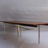 Fine French 1950s Extendable Chrome and Rosewood Table by Alain Richard