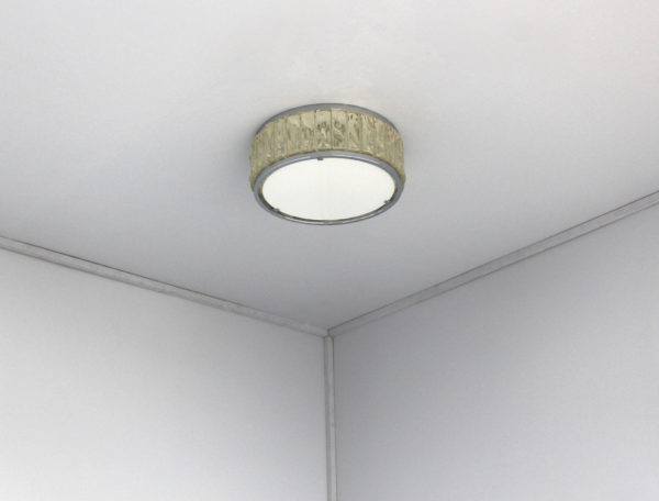 Fine Round Chrome and Glass "Queen's Necklace" Ceiling Light by Perzel - Image 4