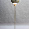 Fine French Art Deco Nickel and Glass Floor Lamp by Jean Perzel