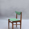 Set of 4 Fine French 1950s Elm Chairs