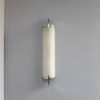 Fine French Art Deco Chrome and Glass Sconce by Perzel