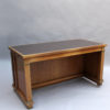 Fine French 1950's Mahogany Desk by Jacques Adnet (2 available)