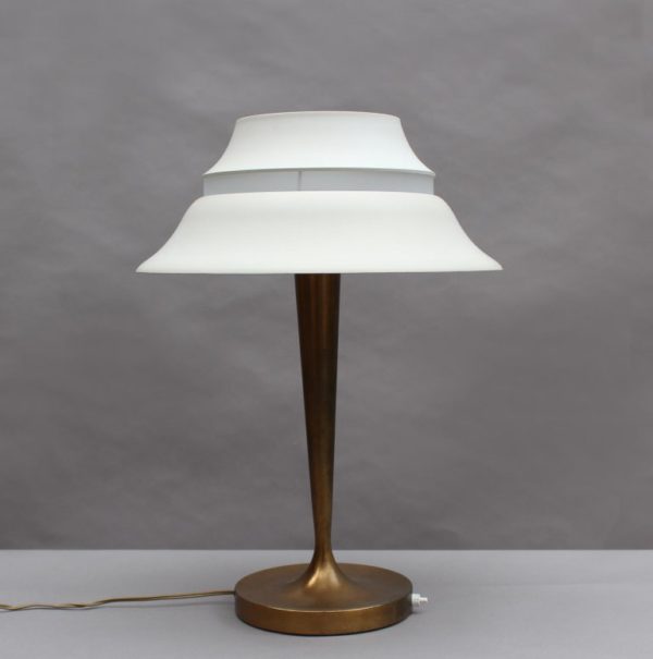 A Fine French Art Deco Table Lamp by Jean Perzel - Image 2